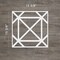 Ekena Millwork Medium Buxton Decorative Fretwork Wall Panels in Architectural Grde PVC, 15 3/8"W x 15 3/8"H x 3/8"T WALP16X16BUX - alternate 6